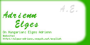 adrienn elges business card